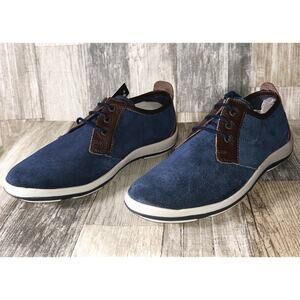 NWB Andrew Fezza Vintage Oxford Suede w/ Leather Trim Shoes 8